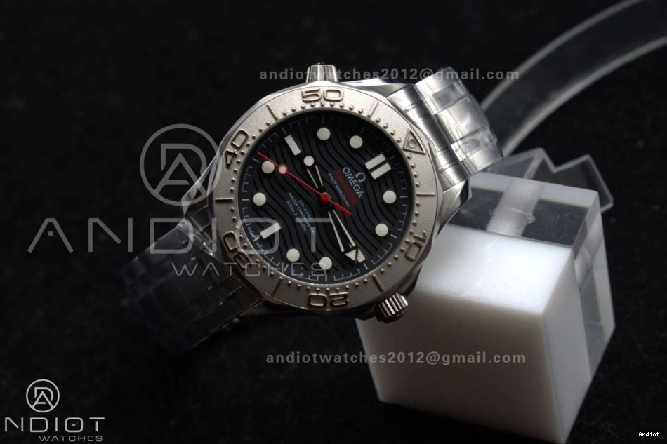 Dial Black Bracelet 1:1 Seamaster Diver A8806 Nekton SS VSF Best on Edition 300M 1218